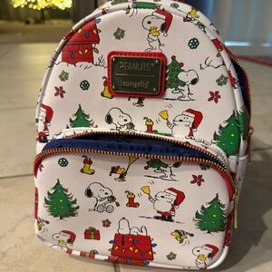 Loungefly peanuts Christmas bag